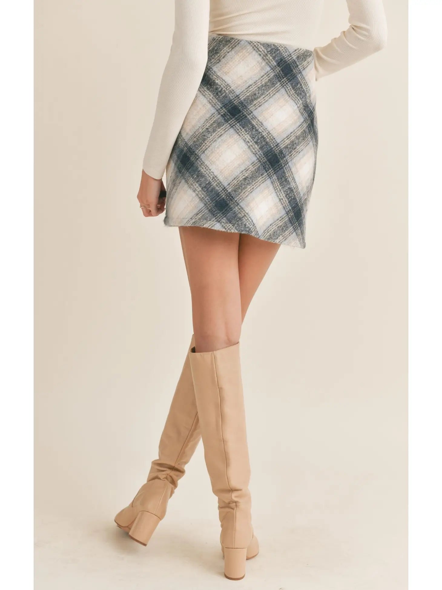 Ellory Plaid Mini Skirt