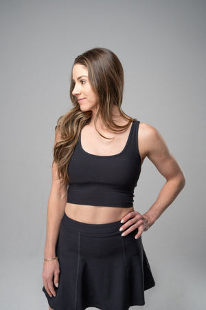 radiant ribbed built-in crop tank