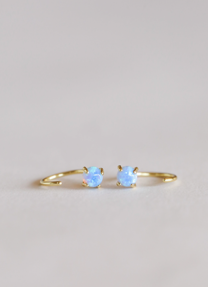 Open Mini Hoop Earring