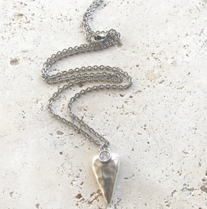 Hammered Heart Necklace