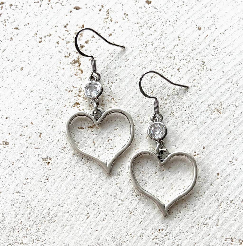 Handmade Heart Earrings