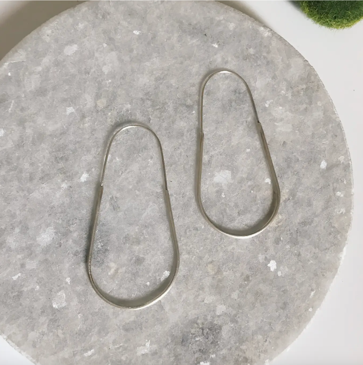 Big Silver Hoops