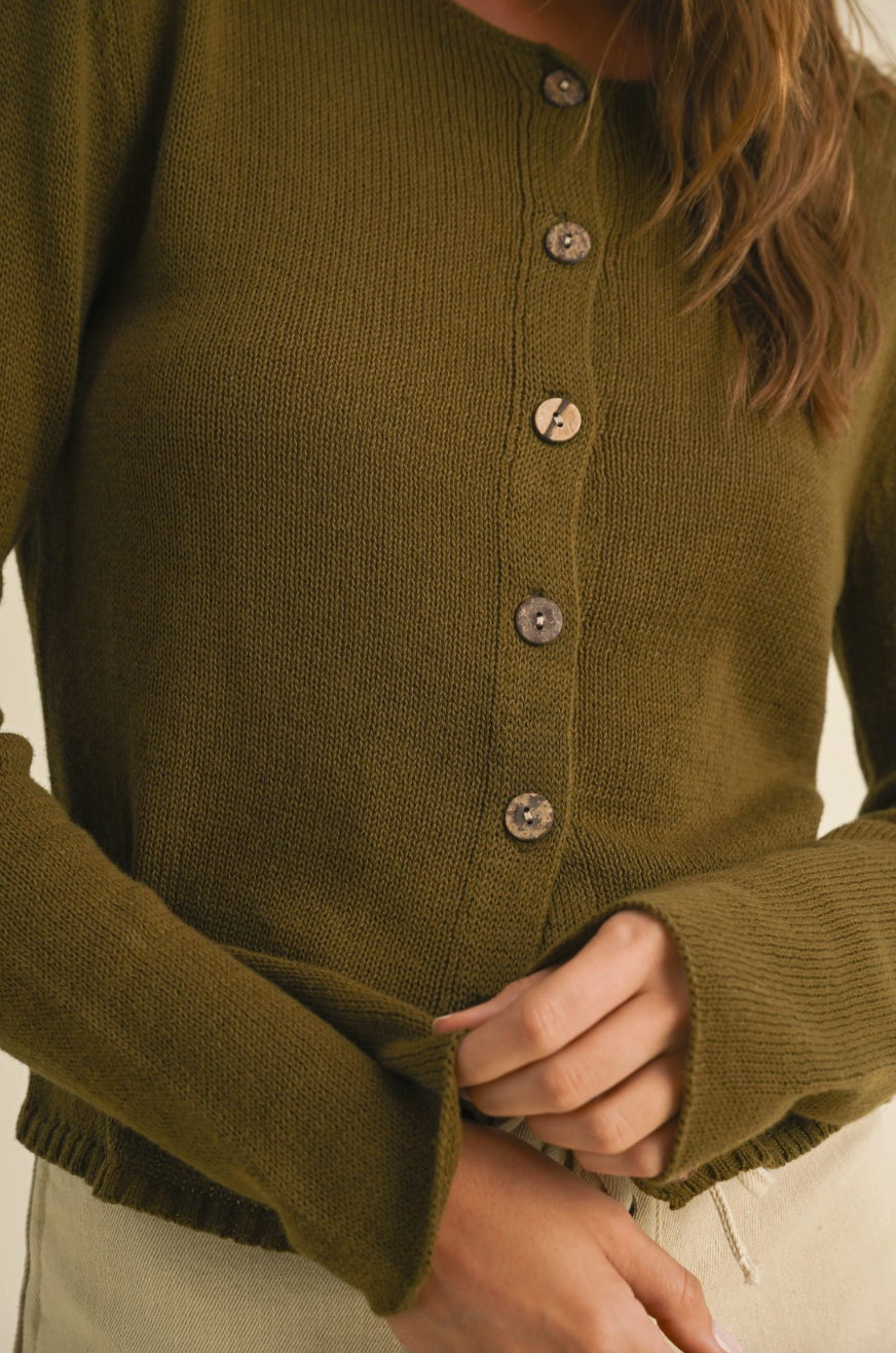 Light Weight Buttondown Cardigan