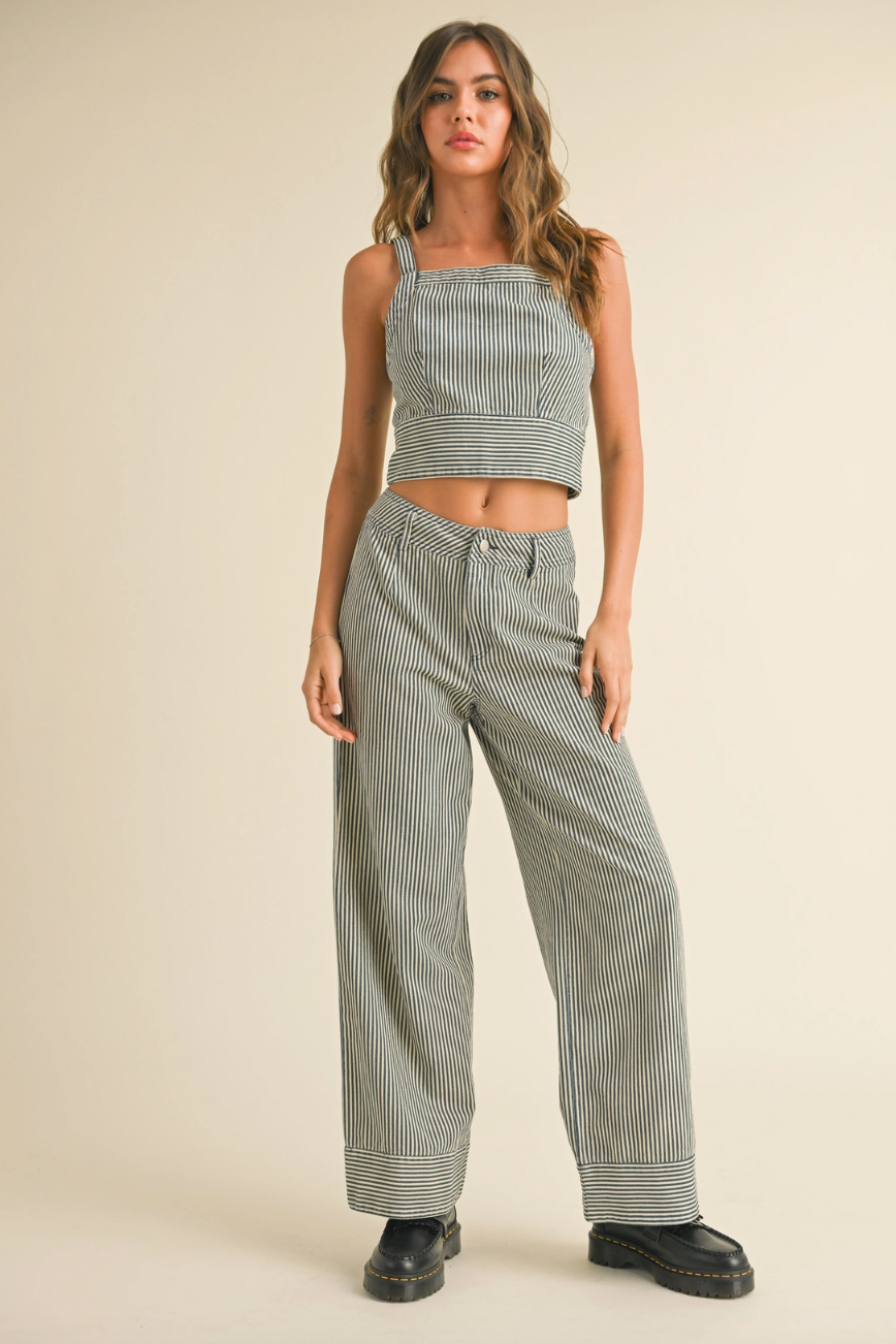Striped Pattern Pants