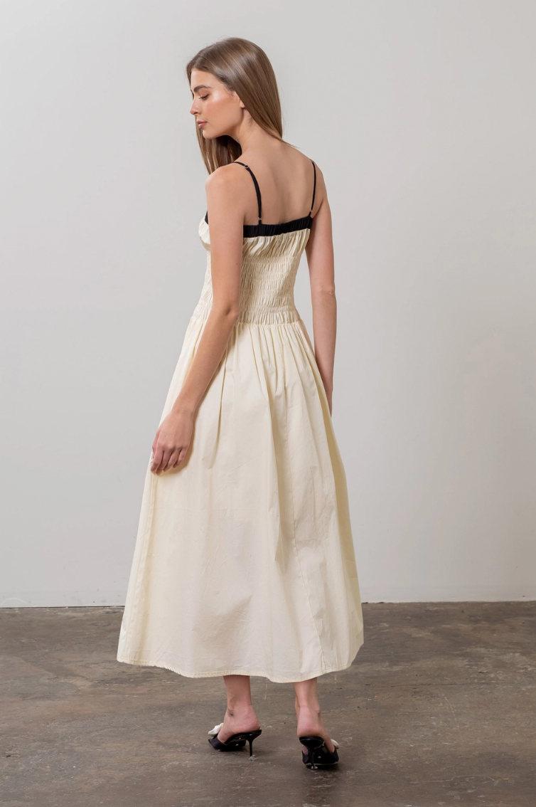 Smocked Midi Dress