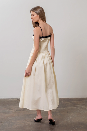 Smocked Midi Dress