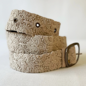 Embroidered Wool Belt