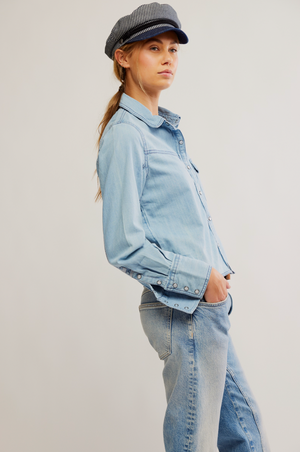 Shrunken Denim Shirt