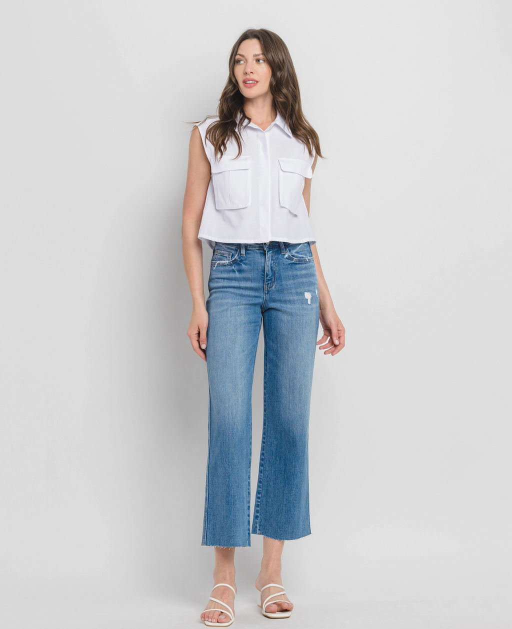 Rayna Raw Hem Jean