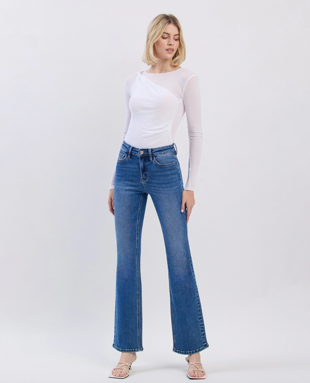 High Rise Bootcut Jean