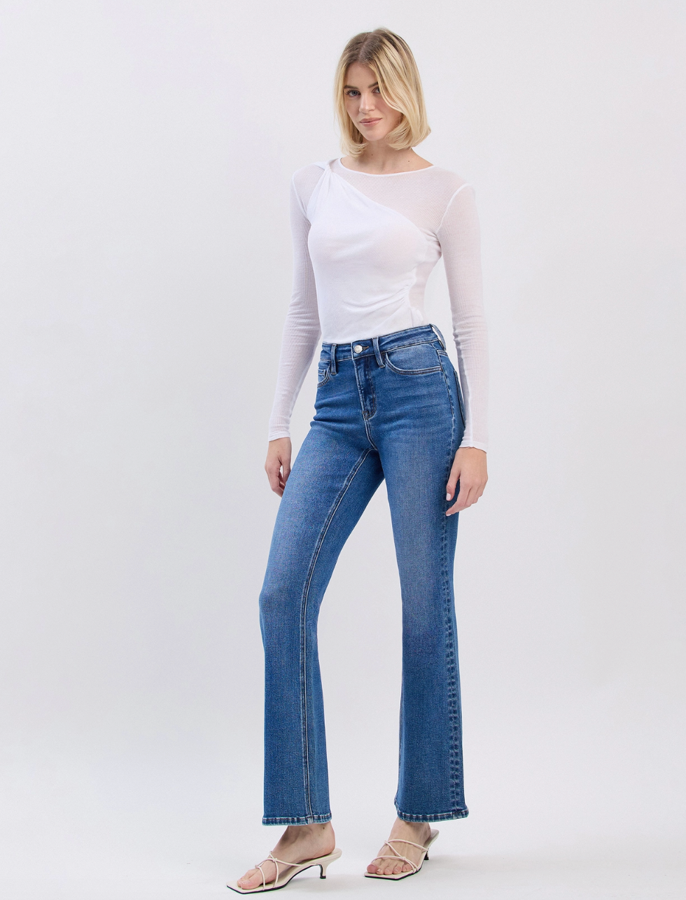 High Rise Bootcut Jean