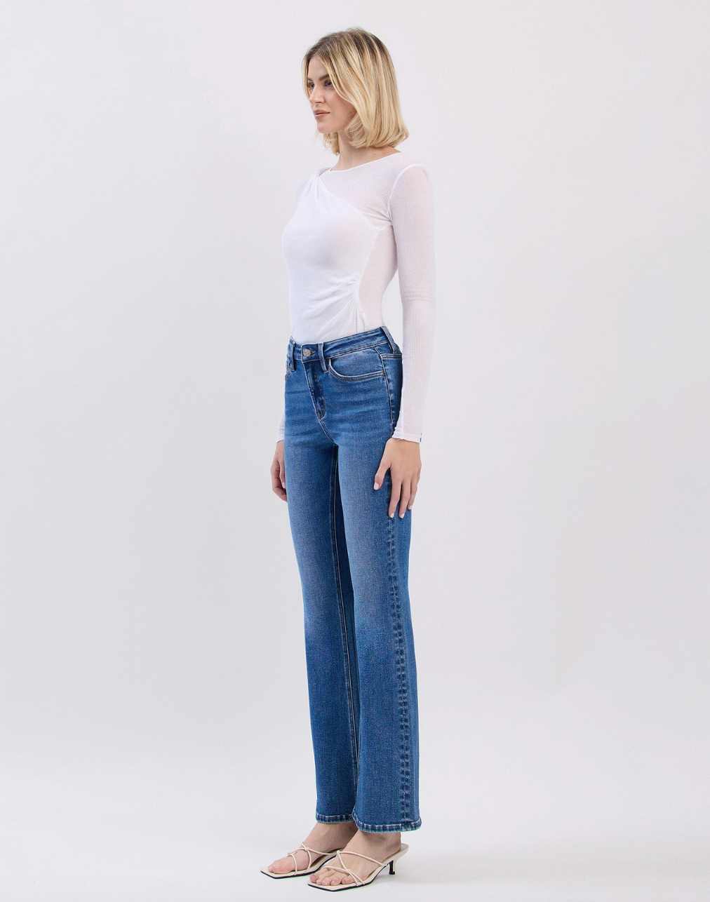 High Rise Bootcut Jean