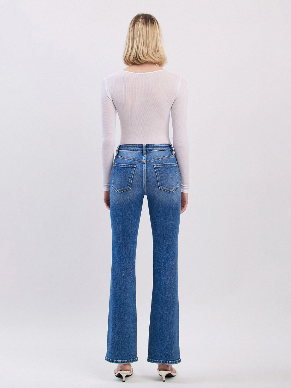 High Rise Bootcut Jean