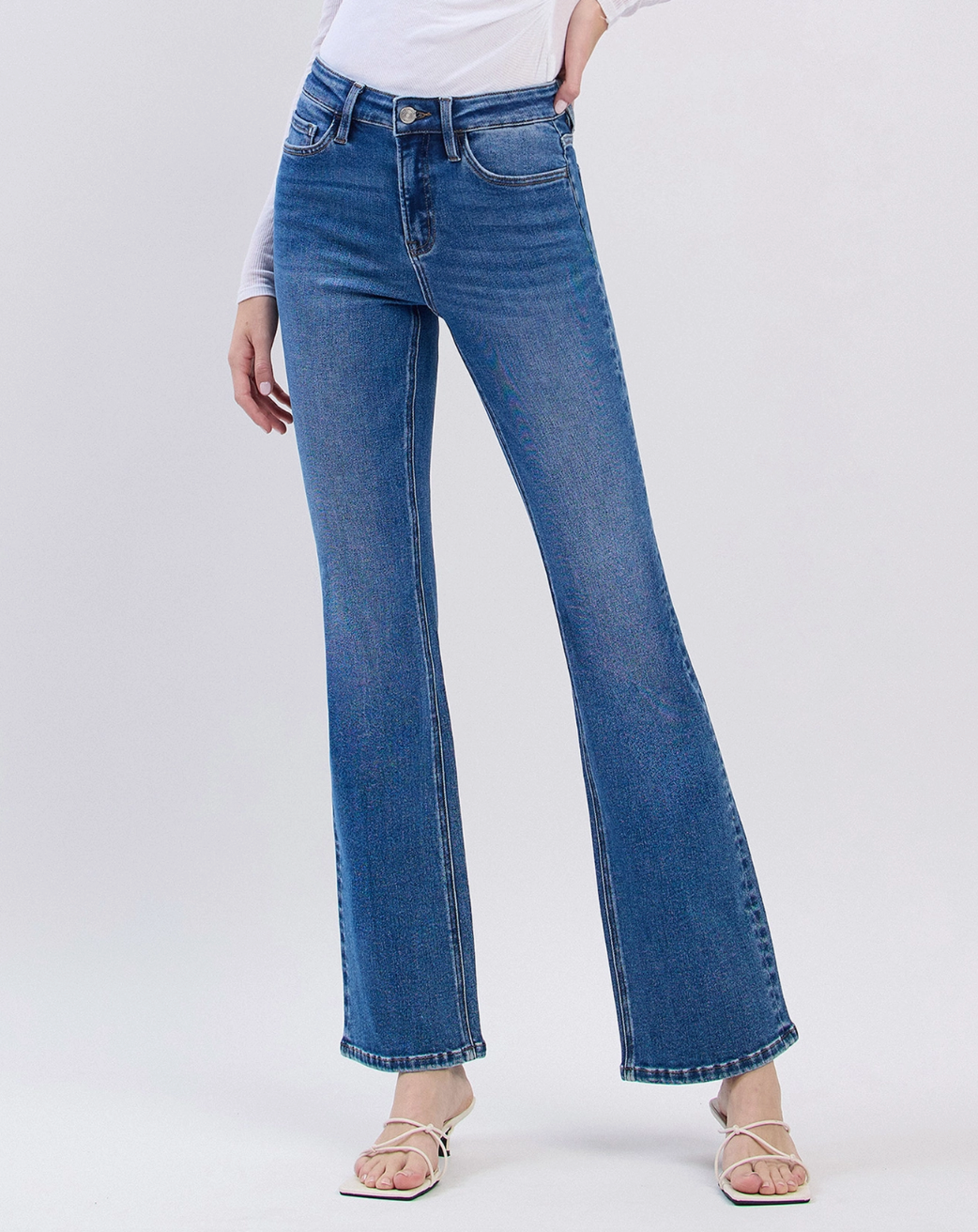 High Rise Bootcut Jean