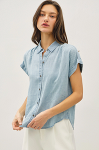 Rolled Sleeves Button Up