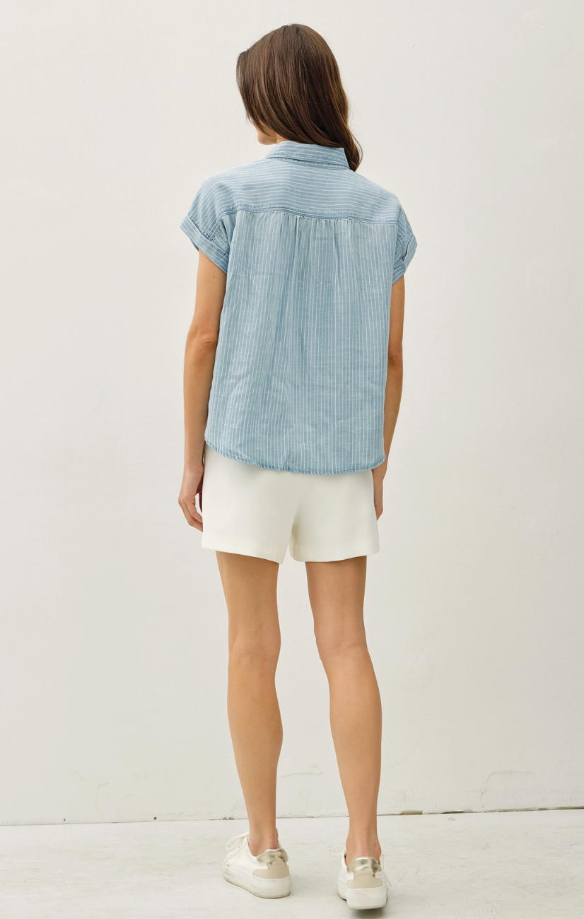 Rolled Sleeves Button Up