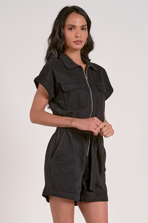 Belted Romper