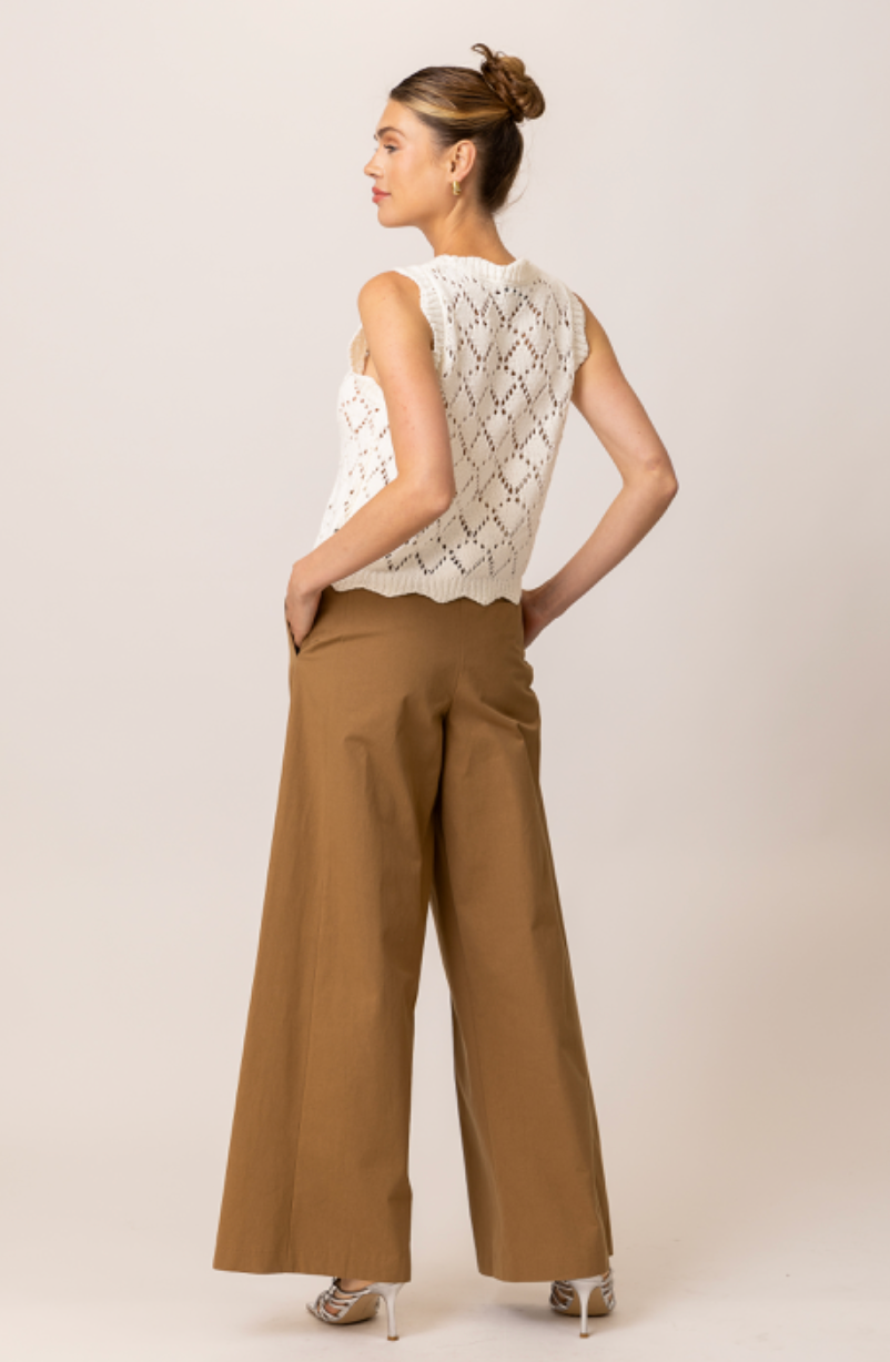 Aleza Tied Sweater Vest