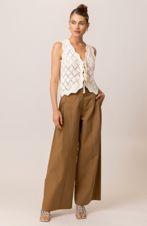 Aleza Tied Sweater Vest