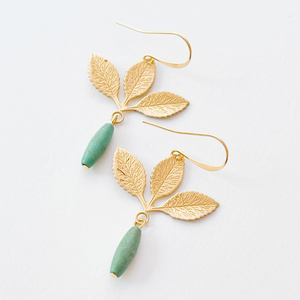 Three Leaf Earrings