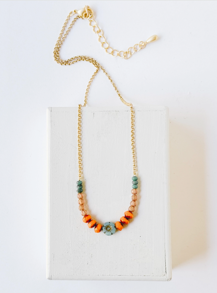 Tiny Flower Necklace