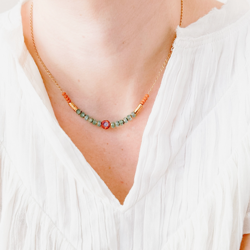 Tiny Flower Necklace
