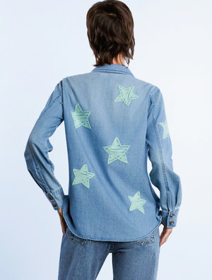 Big Embroidered Stars Shirt