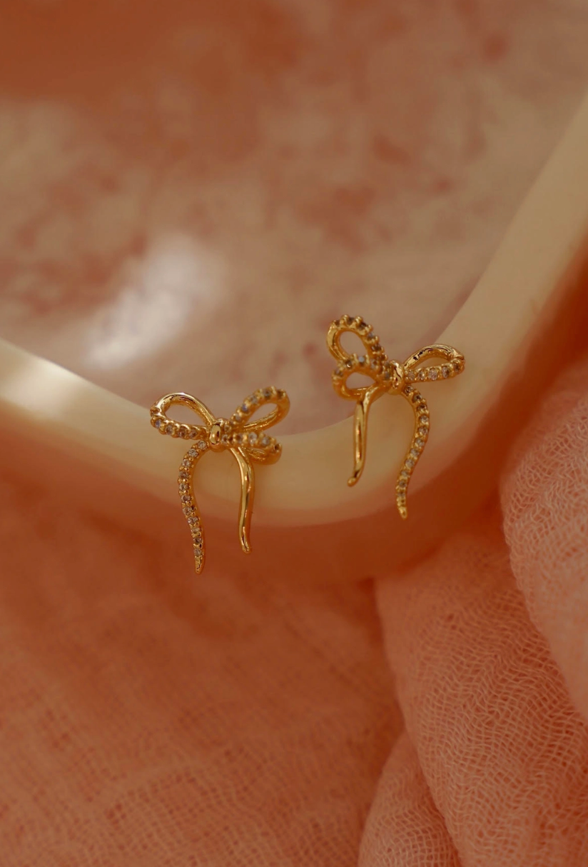 Cz Bow Studs