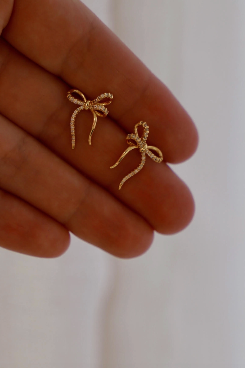 Cz Bow Studs
