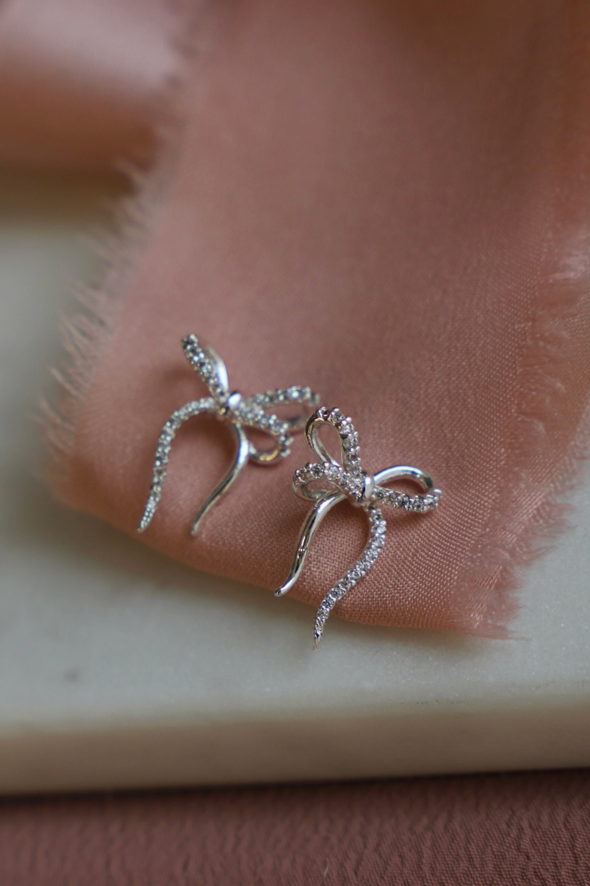 Cz Bow Studs