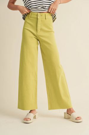 Wide Leg Denim Pants