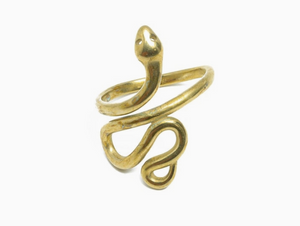 Brass Snake Ring