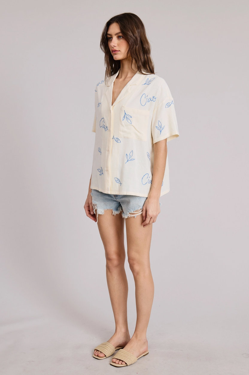Ciao Embroidered Shirt