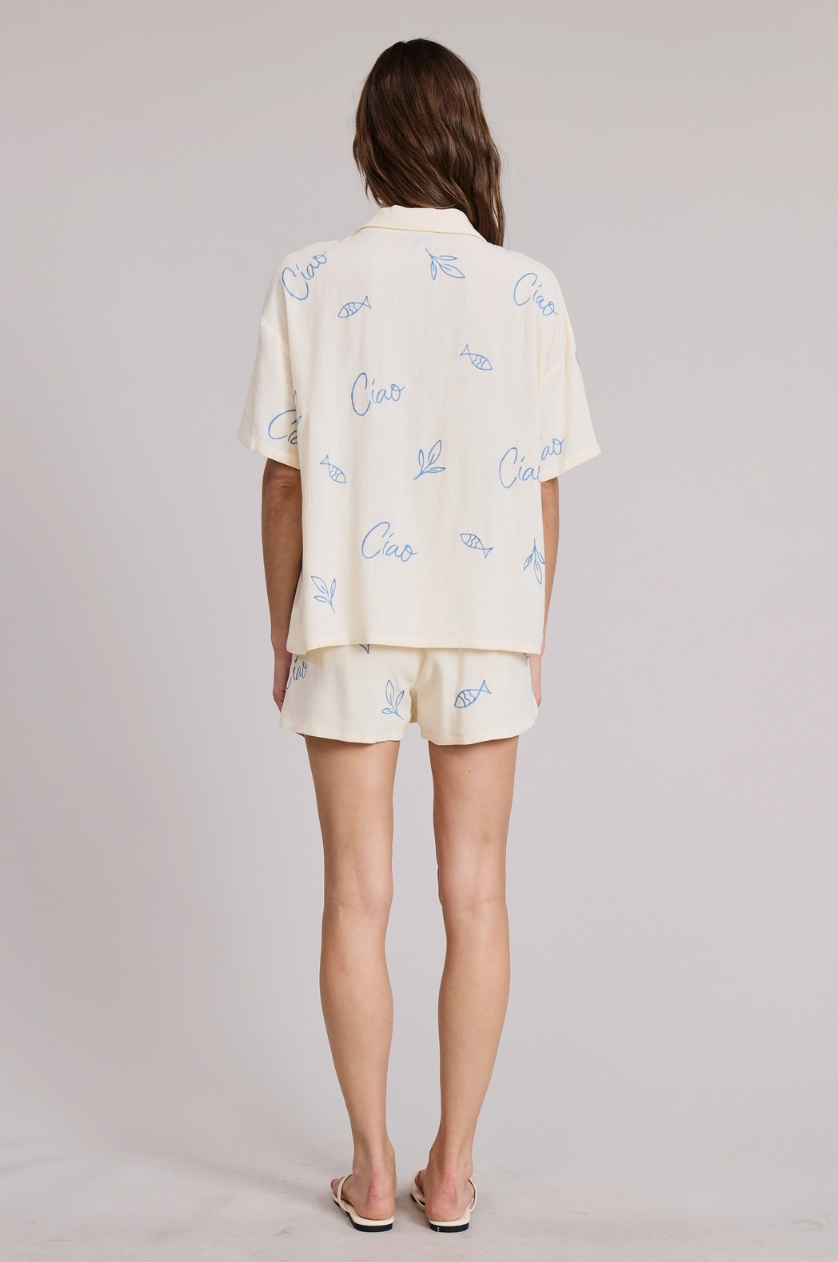 Ciao Embroidered Shirt