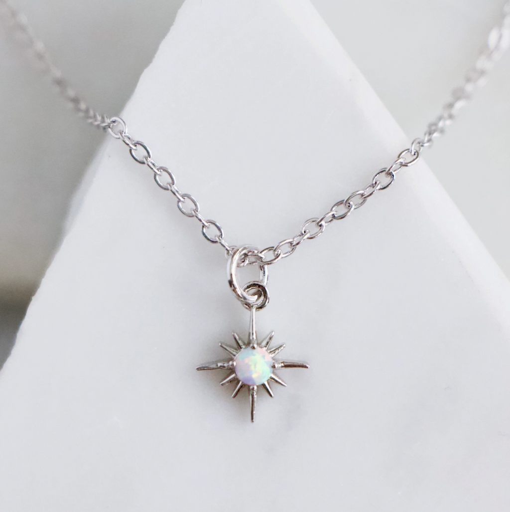 Opal North Star Necklace