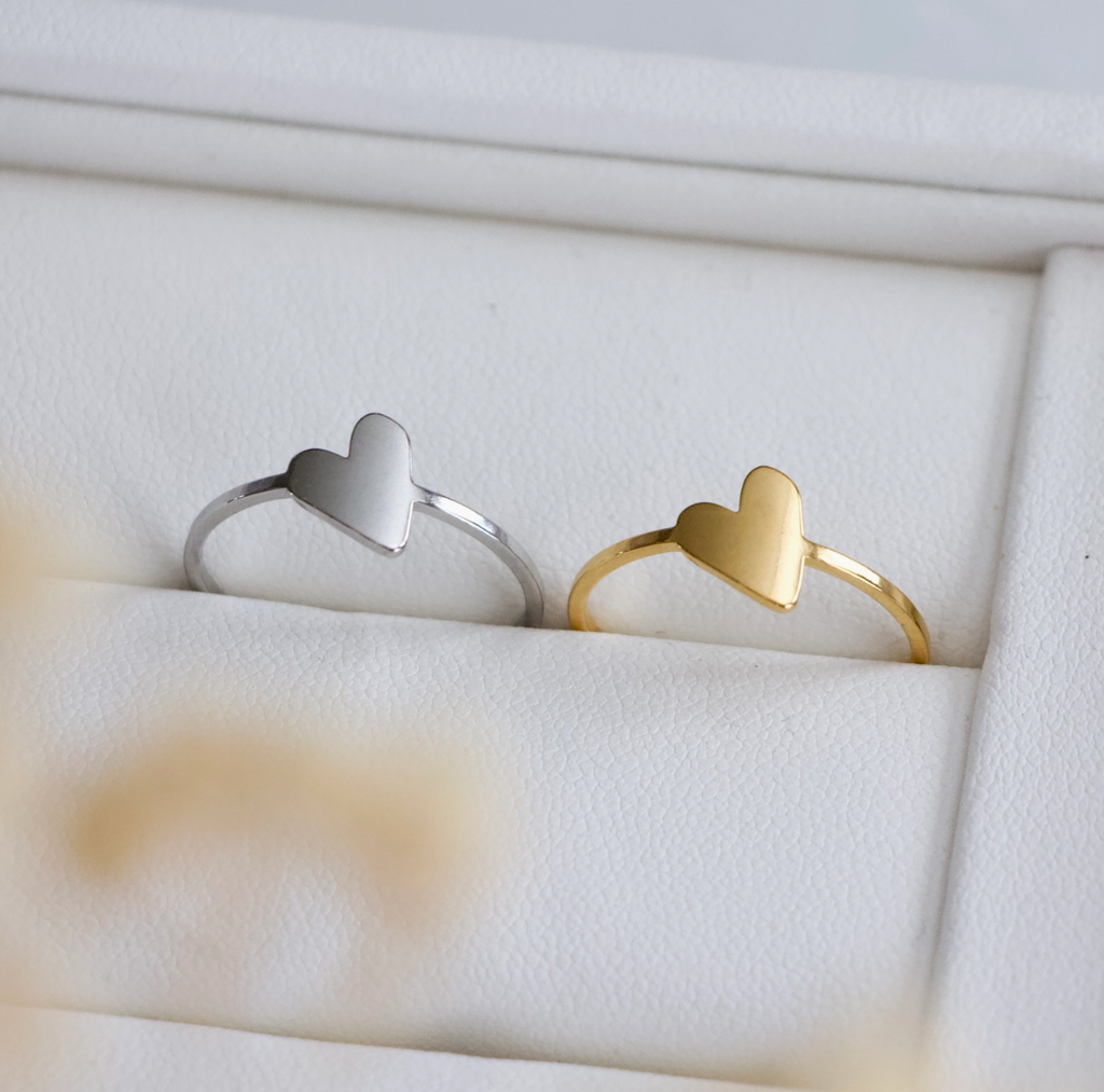 Heart Stack Ring