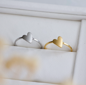 Heart Stack Ring