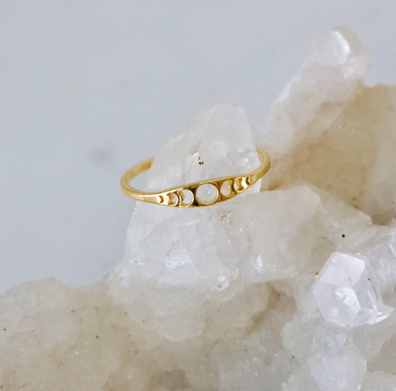 Moon Phase Thin Ring