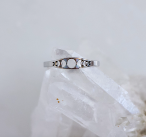 Moon Phase Thin Ring