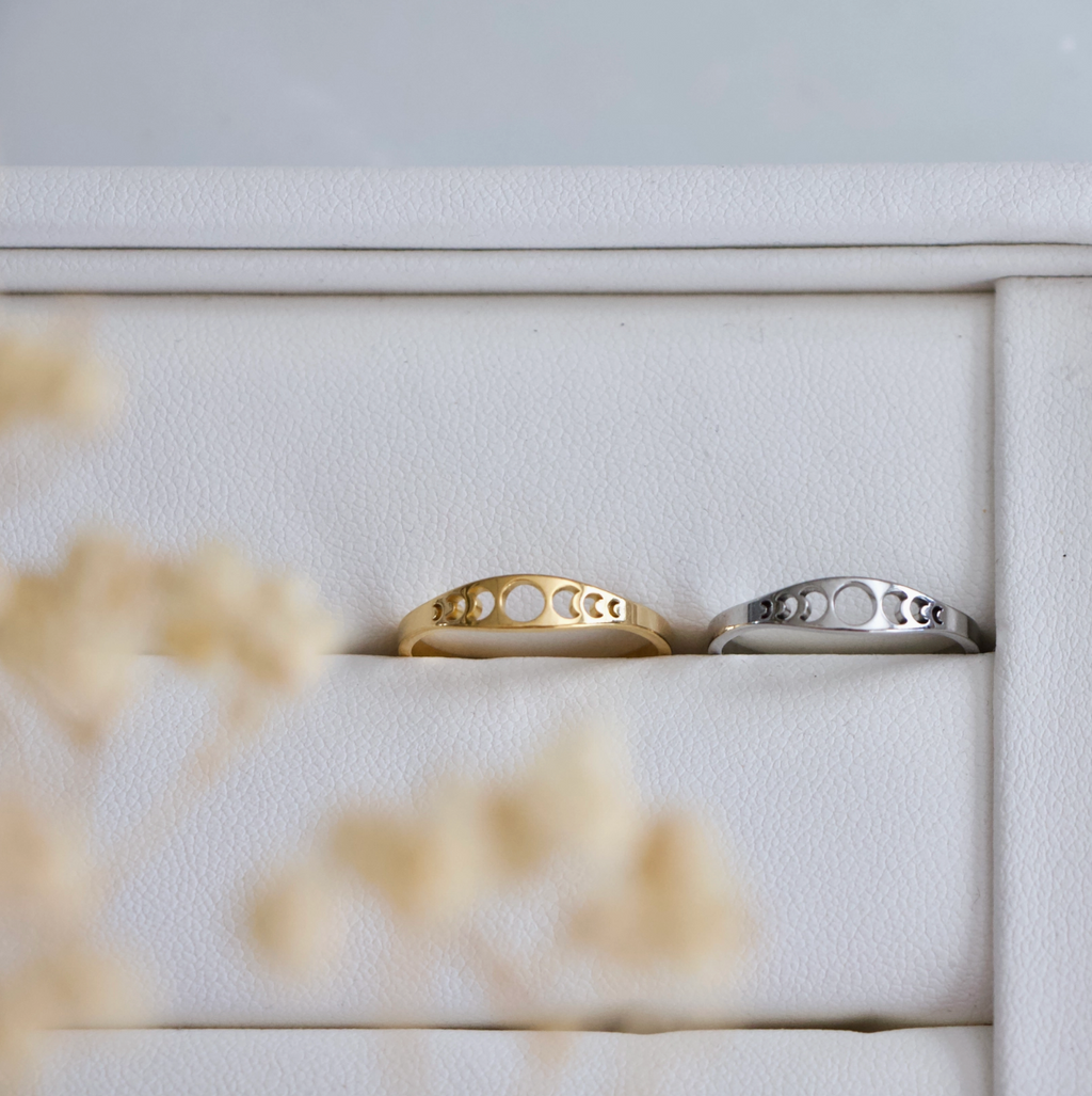 Moon Phase Thin Ring
