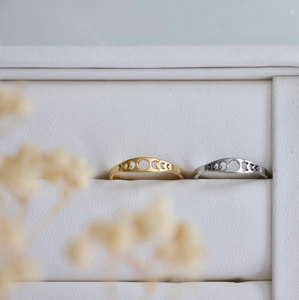 Moon Phase Thin Ring