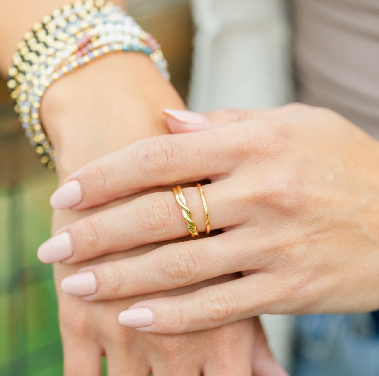 Delicate Twist Ring