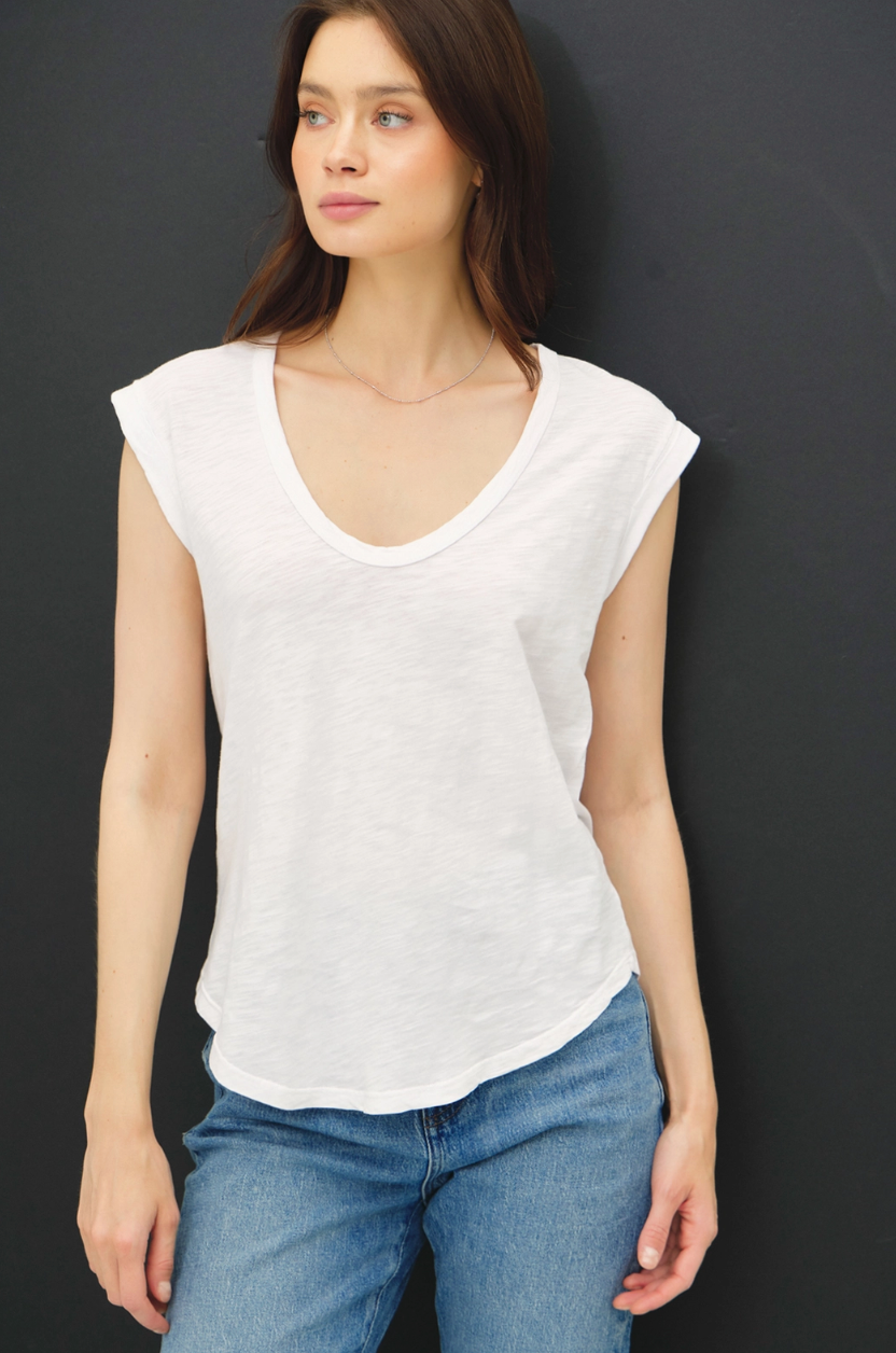 Cap Sleeve Tee