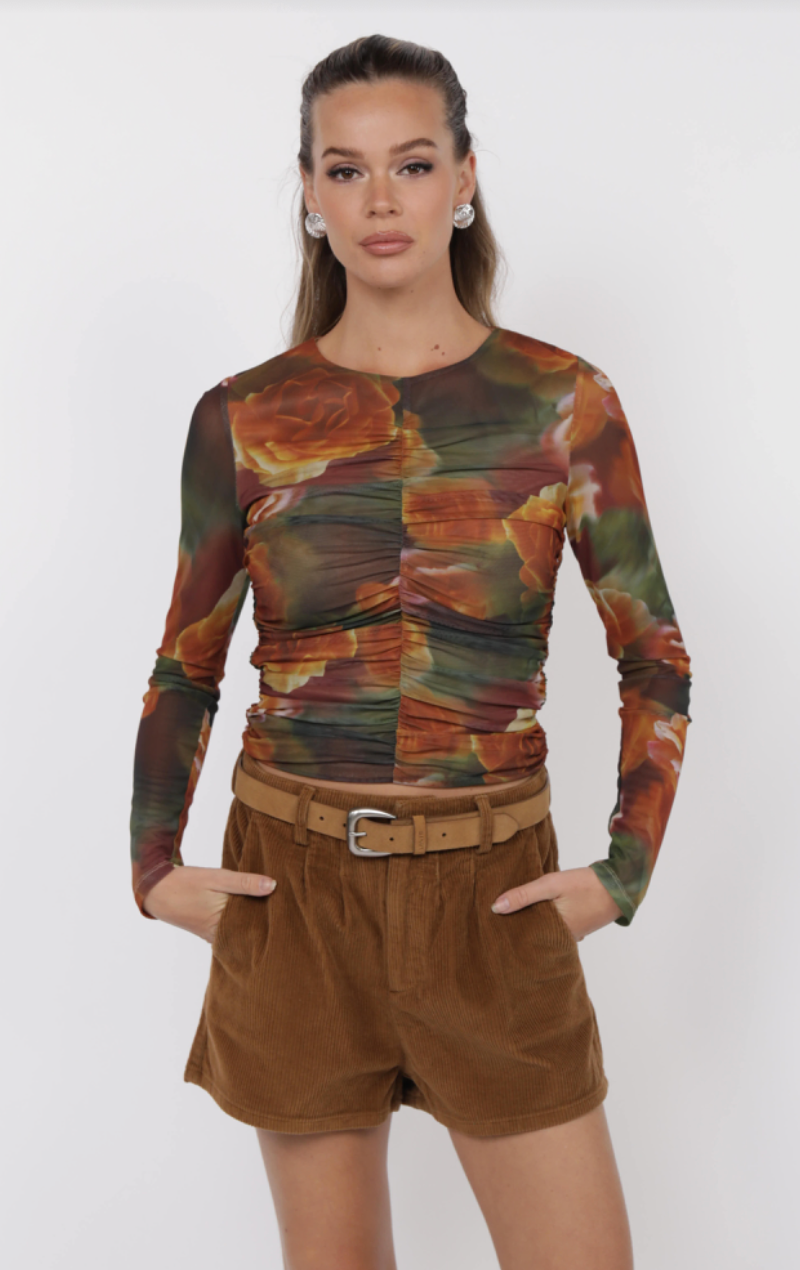 Heart Beats Mesh Top
