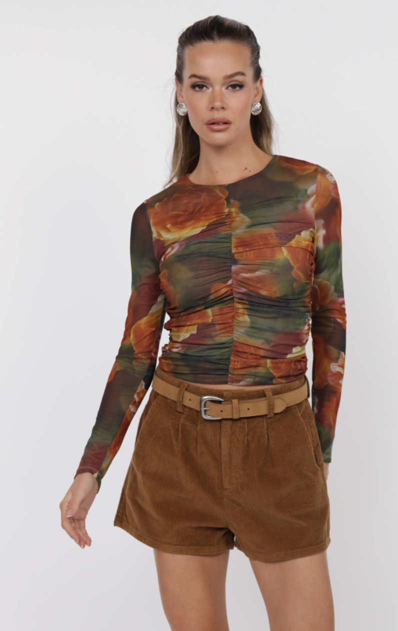 Heart Beats Mesh Top