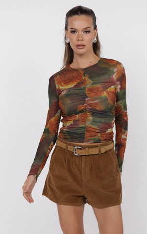 Heart Beats Mesh Top