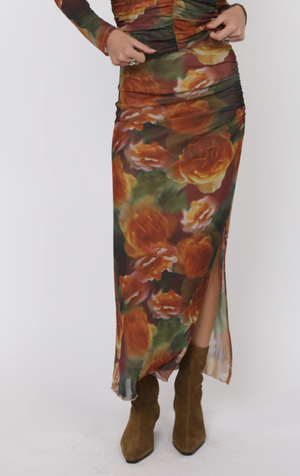 Heart Beats Mesh Skirt
