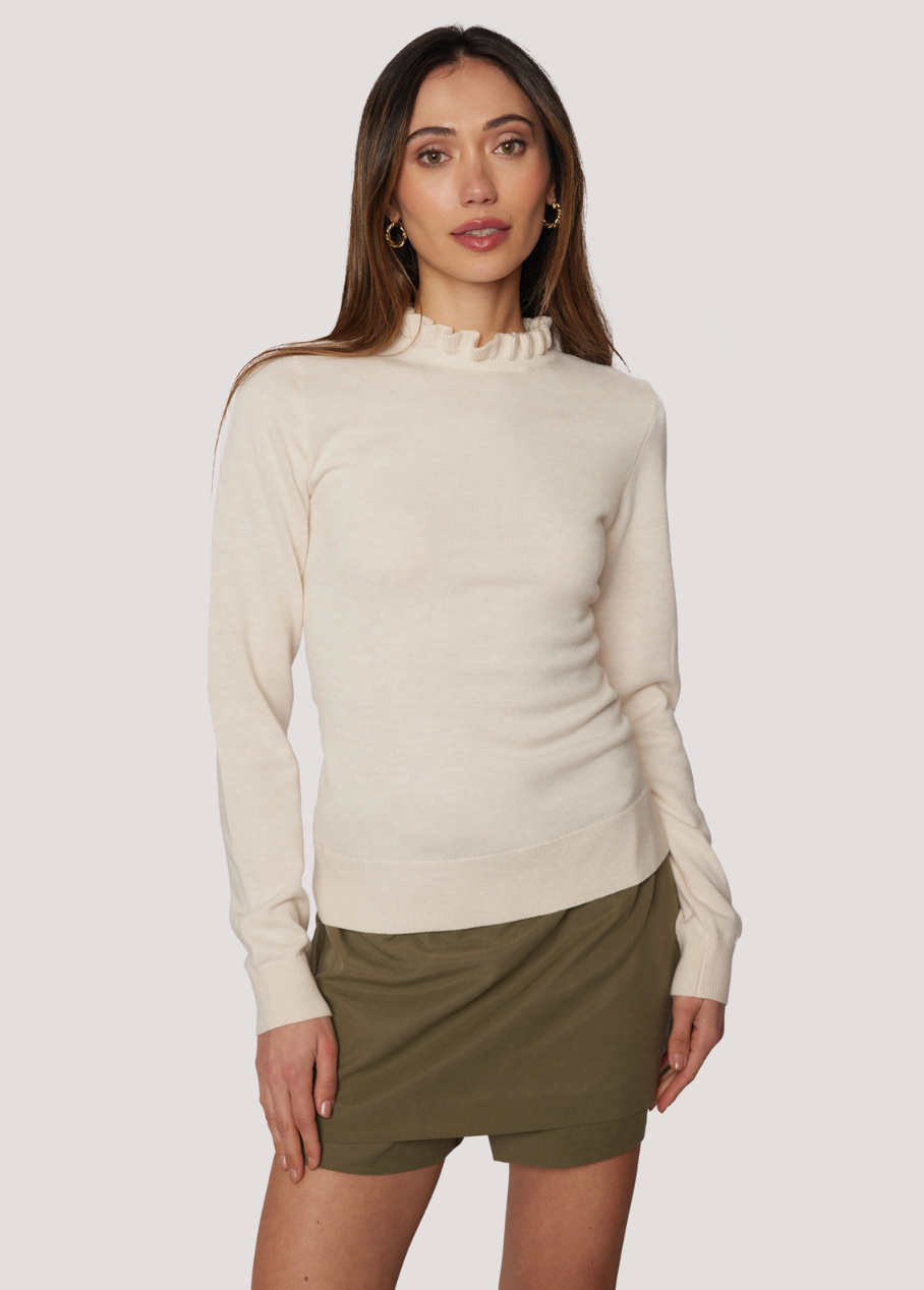 Elena Mock Neck Top