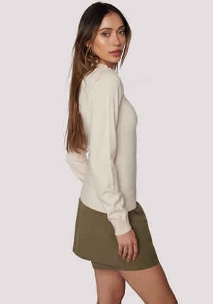 Elena Mock Neck Top