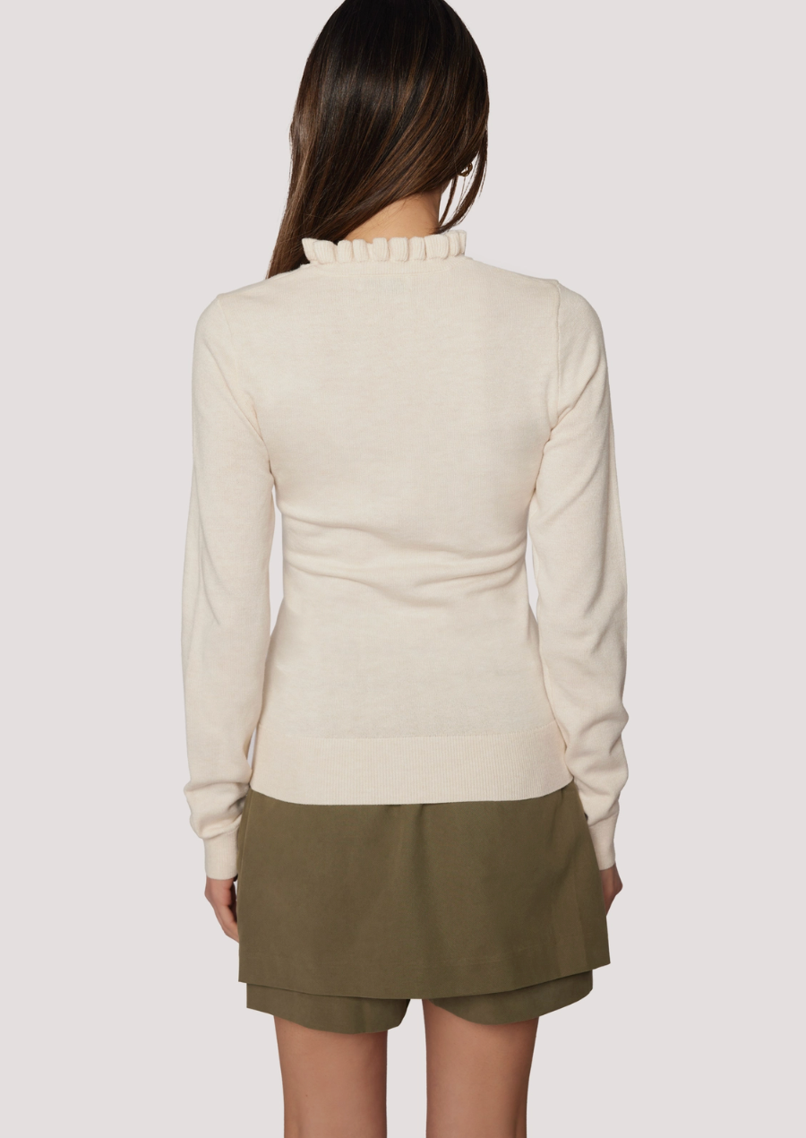 Elena Mock Neck Top